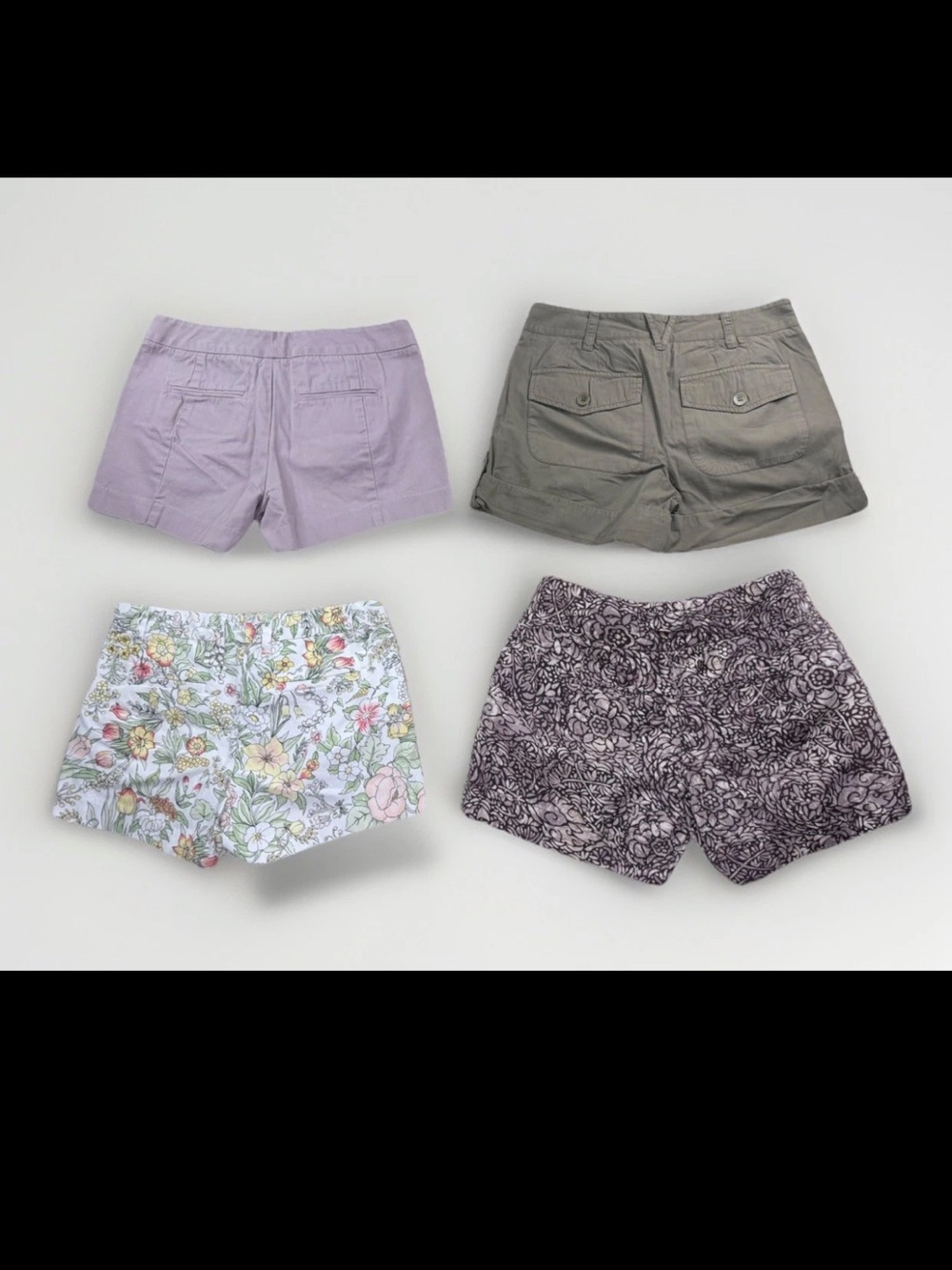 Women’s Shorts Lot Vince Gap Floral Casual Capsule Summer Mixed Brands Size 0-2 - Picture 2 of 7